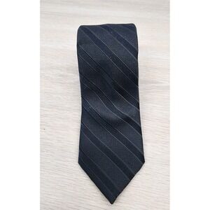 KENNETH COLE Awearness Men's Tie (NEW) Black Diagonal Striped Necktie MSRP 54.99